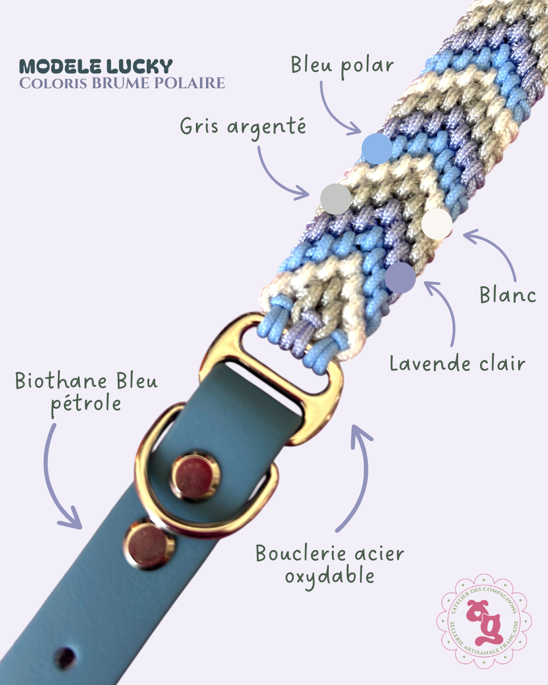 Collier Lucky - Brume polaire
