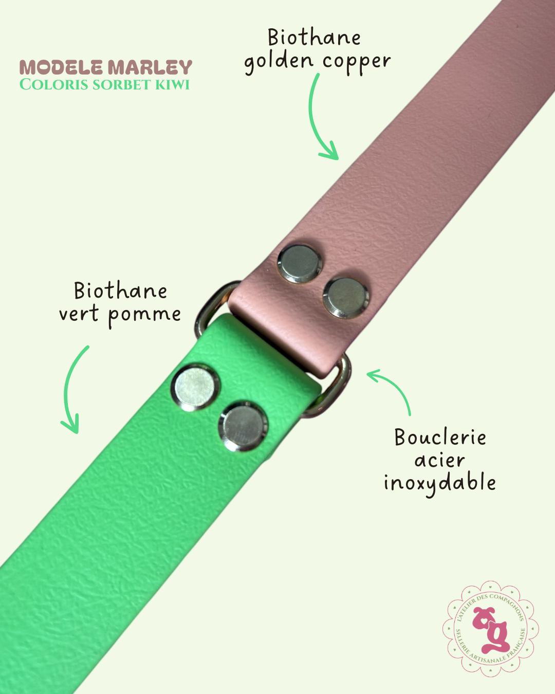 Collier Marley - Sorbet kiwi