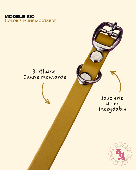 Collier Rio - Moutarde