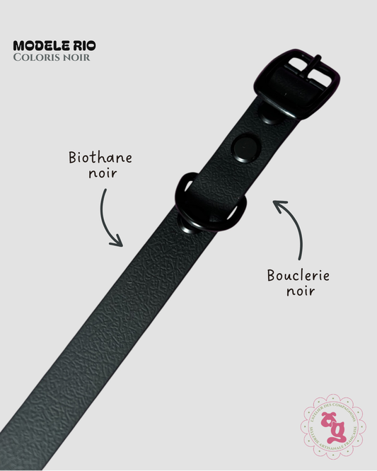 Collier Rio - noir