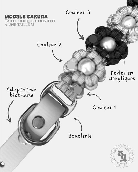 Collier Sakura - A personnalisé