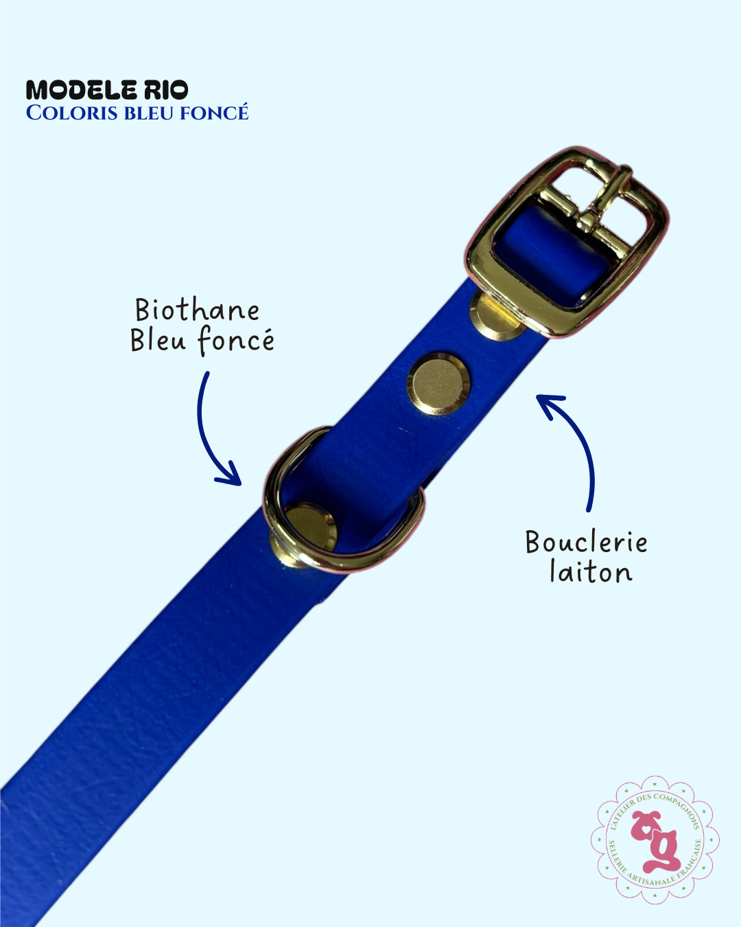 Collier Rio - Bleu foncé