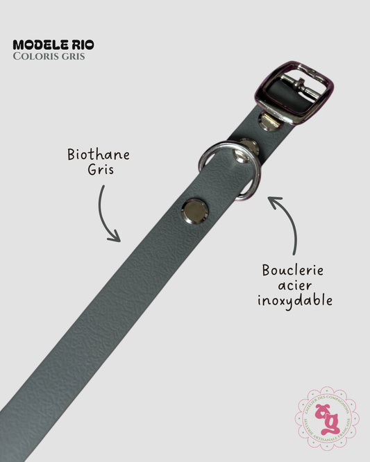 Collier Rio - Gris