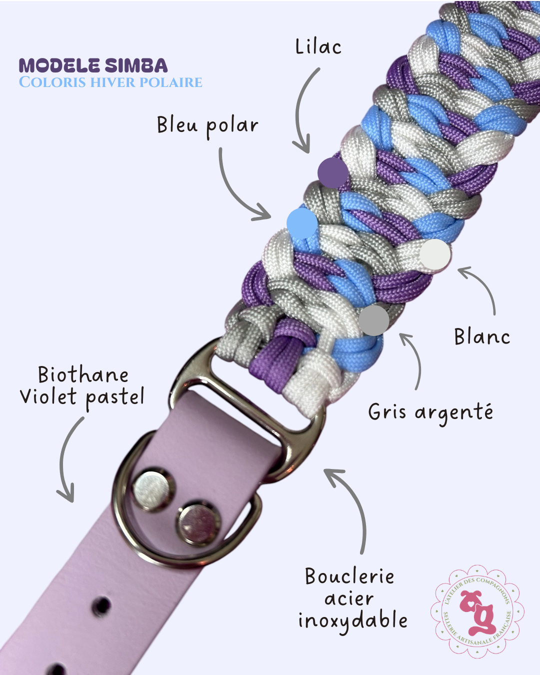 Collier Simba - Hiver polaire